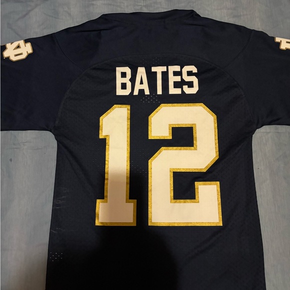 Notre Dame fighting Irish football jersey. This one is awesome size S/M 19 x 31 - Picture 2 of 5